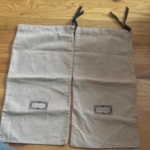 Gucci Beige Storage Bags with Black Ties